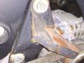 кронштейн двигателя Toyota Yaris P1 [рестайлинг] 2004, 1.4 л., дизель, МКПП - фото №4